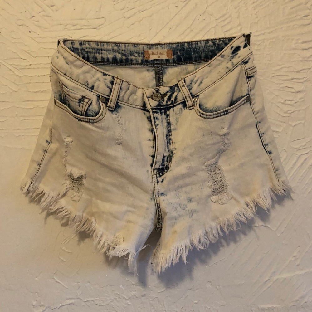 Altar’d State Distressed Jean Shorts
